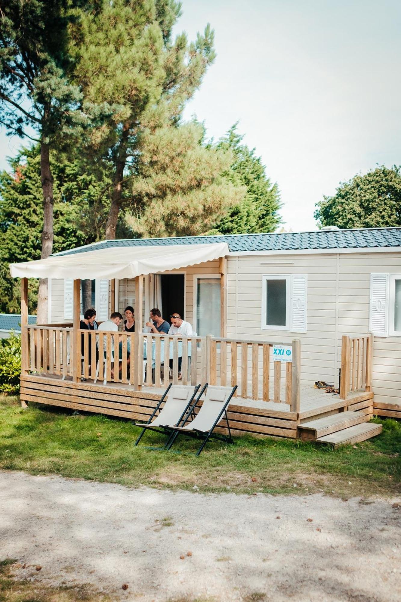 Mobil Home Xxl 4 Chambres - Medrose Camping Saint-Thome Bagian luar foto